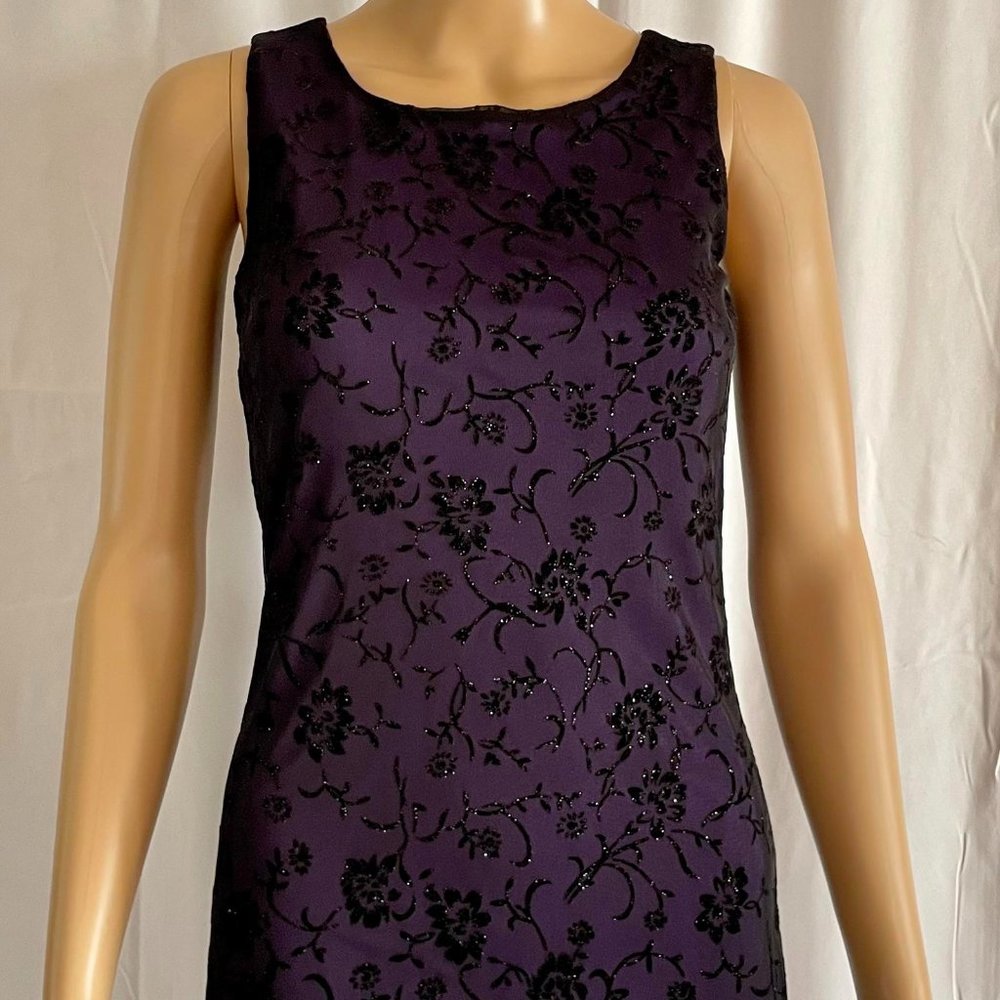IN Purple and Black Dress Small